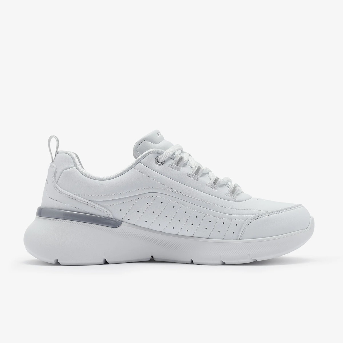 150373 WSL Skechers SKECH-AIR DYNAMIGHT 2.0 - MODERN GLİMPSE White/Silver Knit