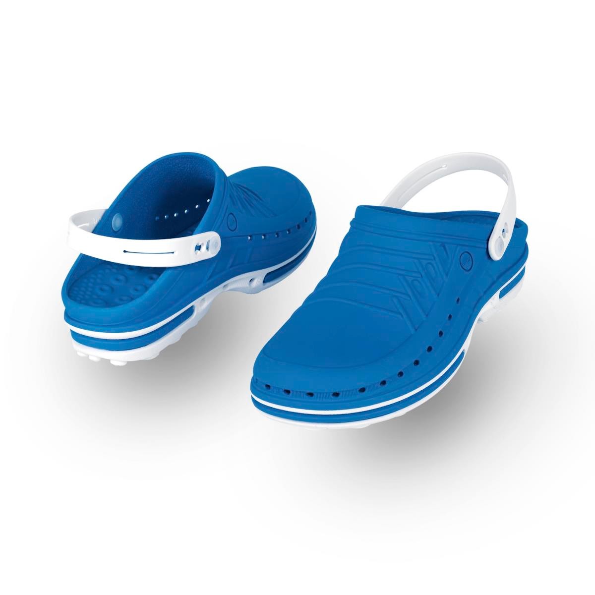 Kadın Sandalet 10004370 Wock CLOG 07 + STRAPP White-Medium Blue