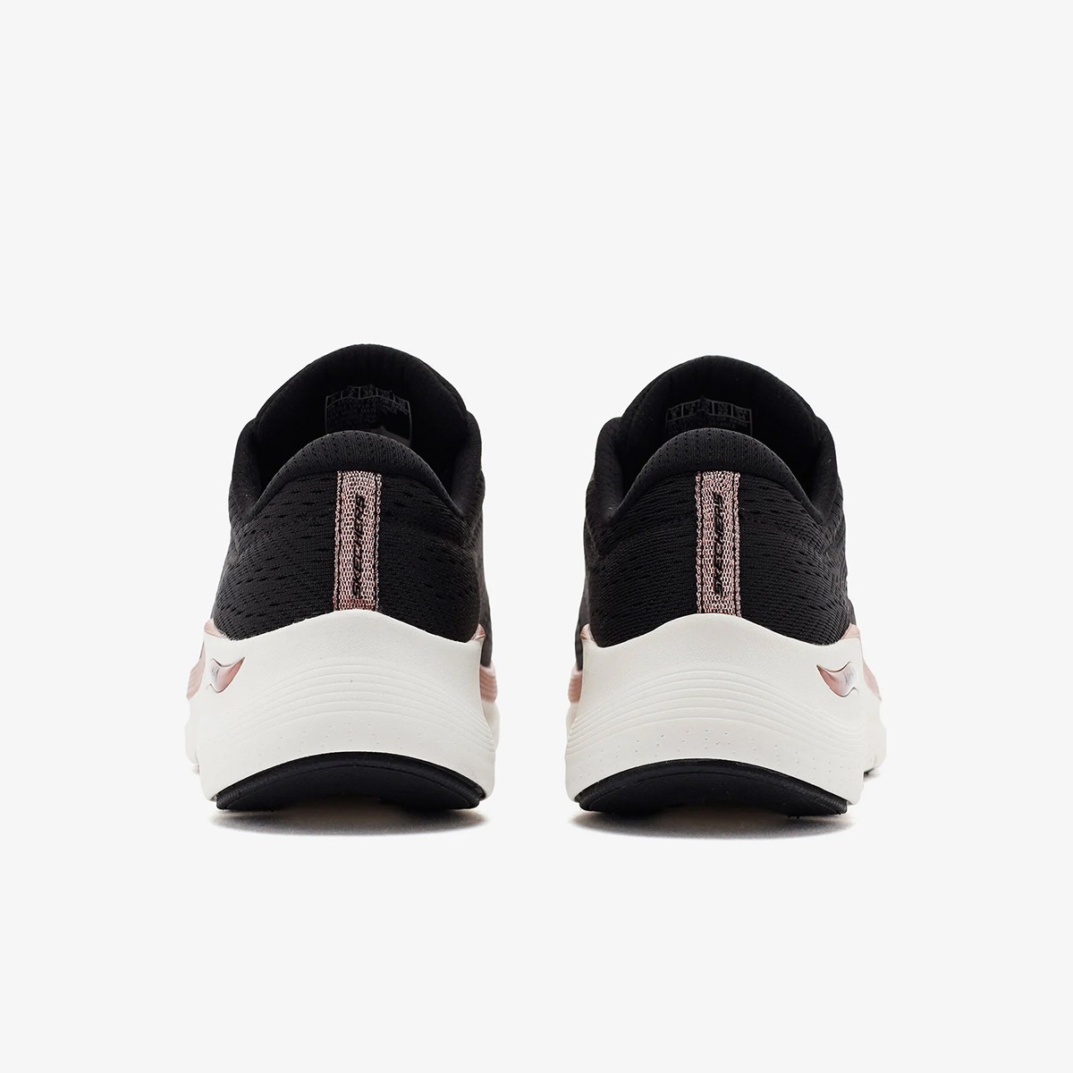 Kadın Sneaker ( Günlük) 150067TK BKRG Skechers ARCH FIT 2.0 - GLOW THE DISTANCE Black & Rosegold Knit