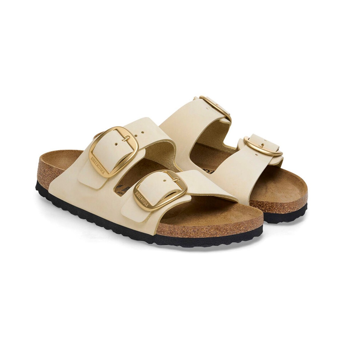 Kadın Terlik 1026585 Birkenstock ARIZONA BIG BUCKLE NU ECRU