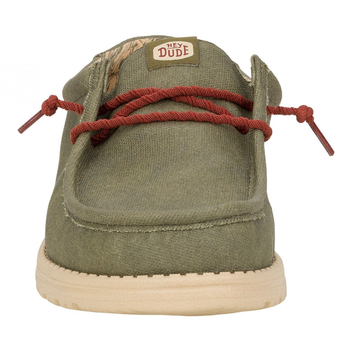 HD.41873-337 Hey Dude Wally Waxed Canvas Olive