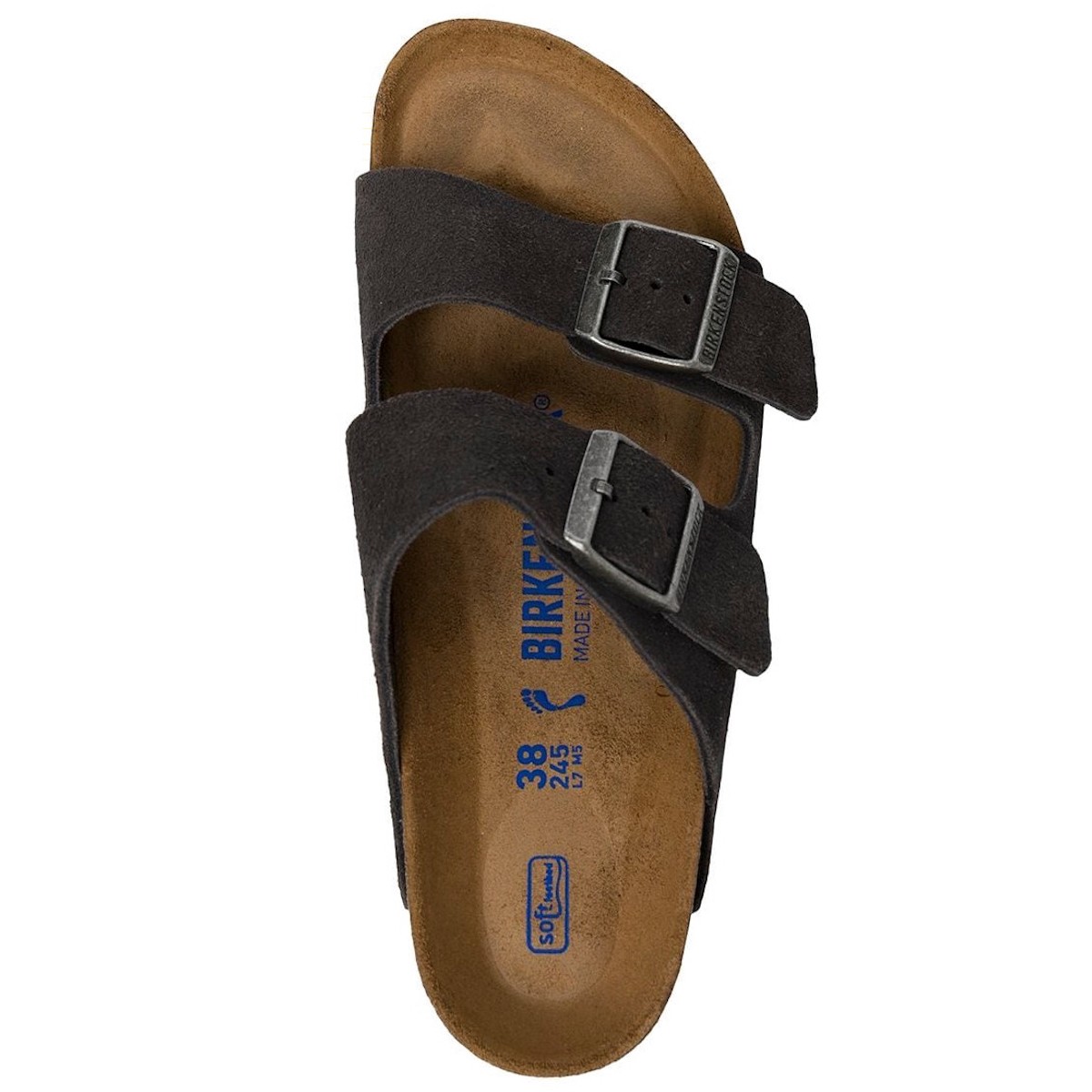 552323 Birkenstock ARIZONA SFB VL VELVET GREY