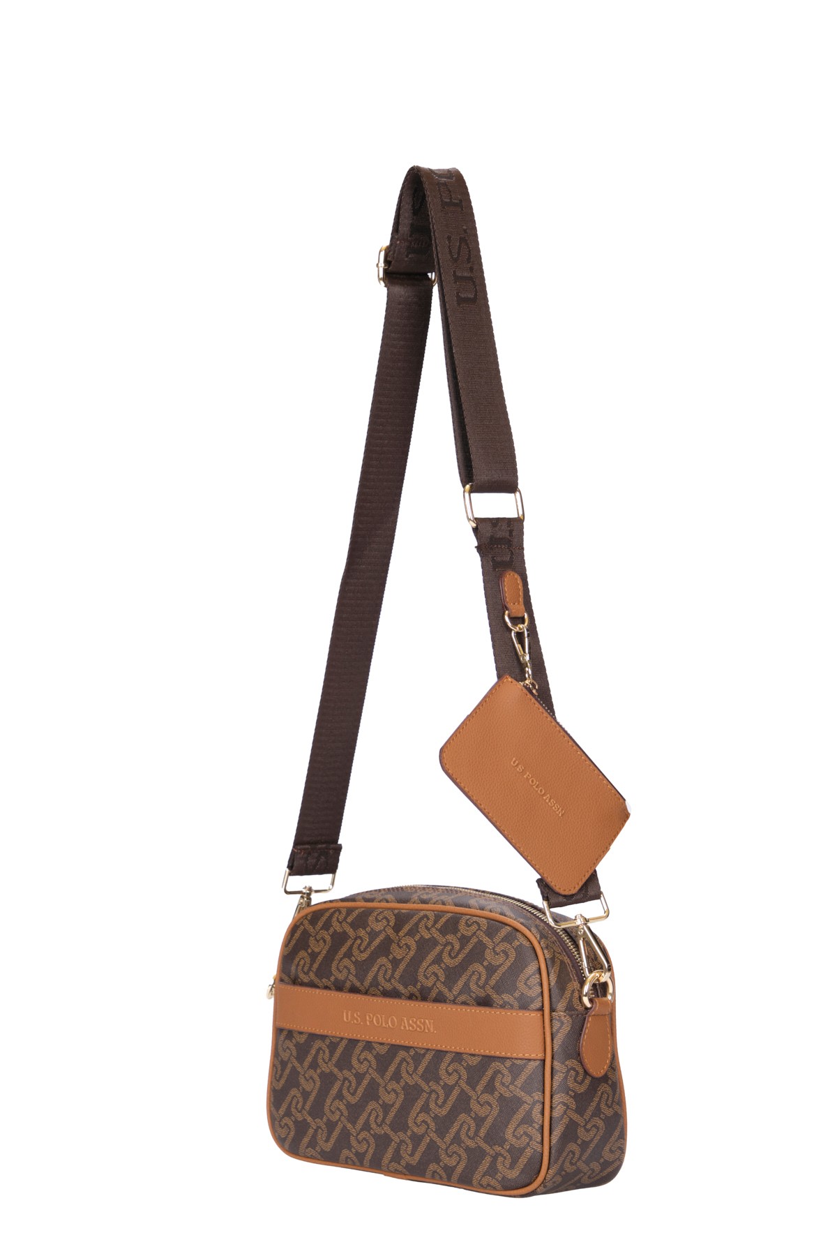 Kadın Omuz Çantası US24513 U.S. POLO ASSN. USPA LADIES BAG 00003 Brown