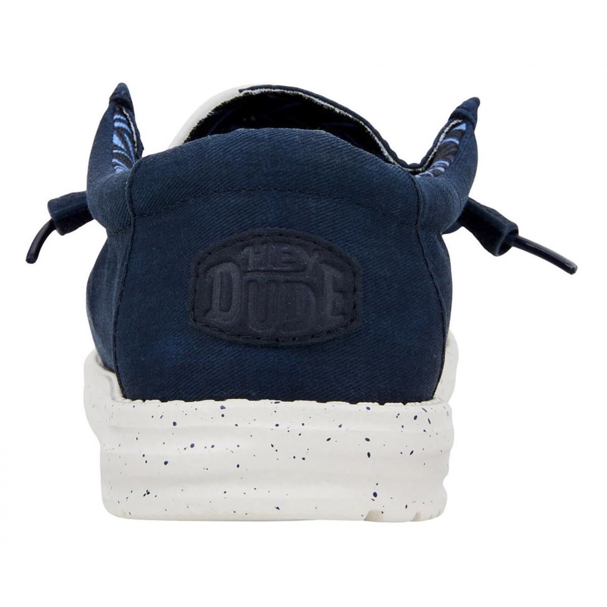 Erkek Sneaker ( Günlük) HD.40700  Hey Dude Wally Canvas 410 Navy