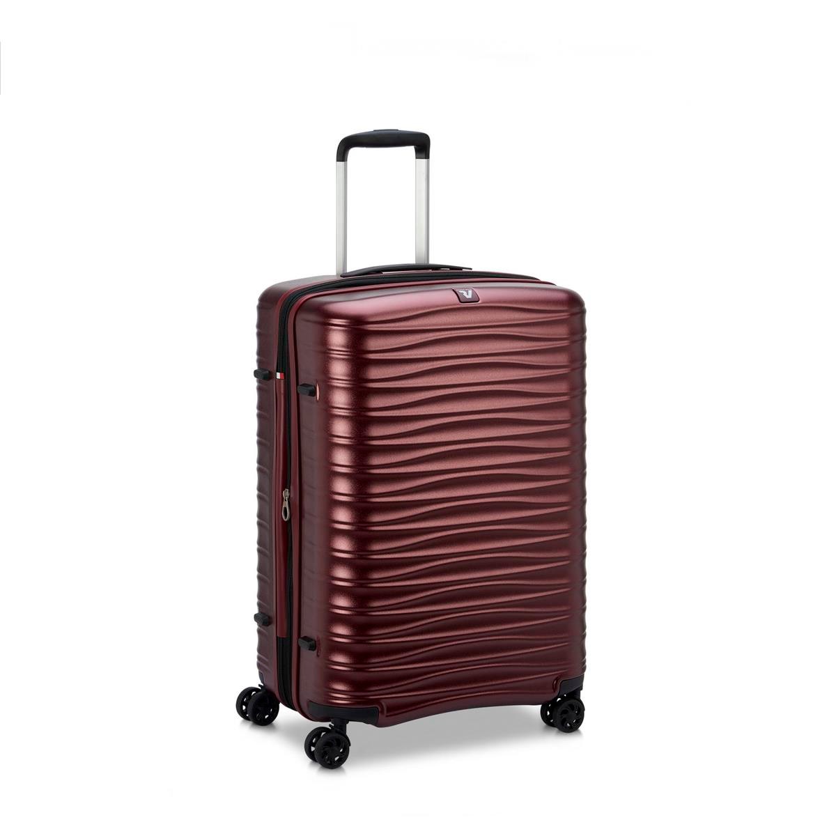 Unisex Valiz 41972189 Roncato Trolley Grande 75 4R Wave Rosso Scuro