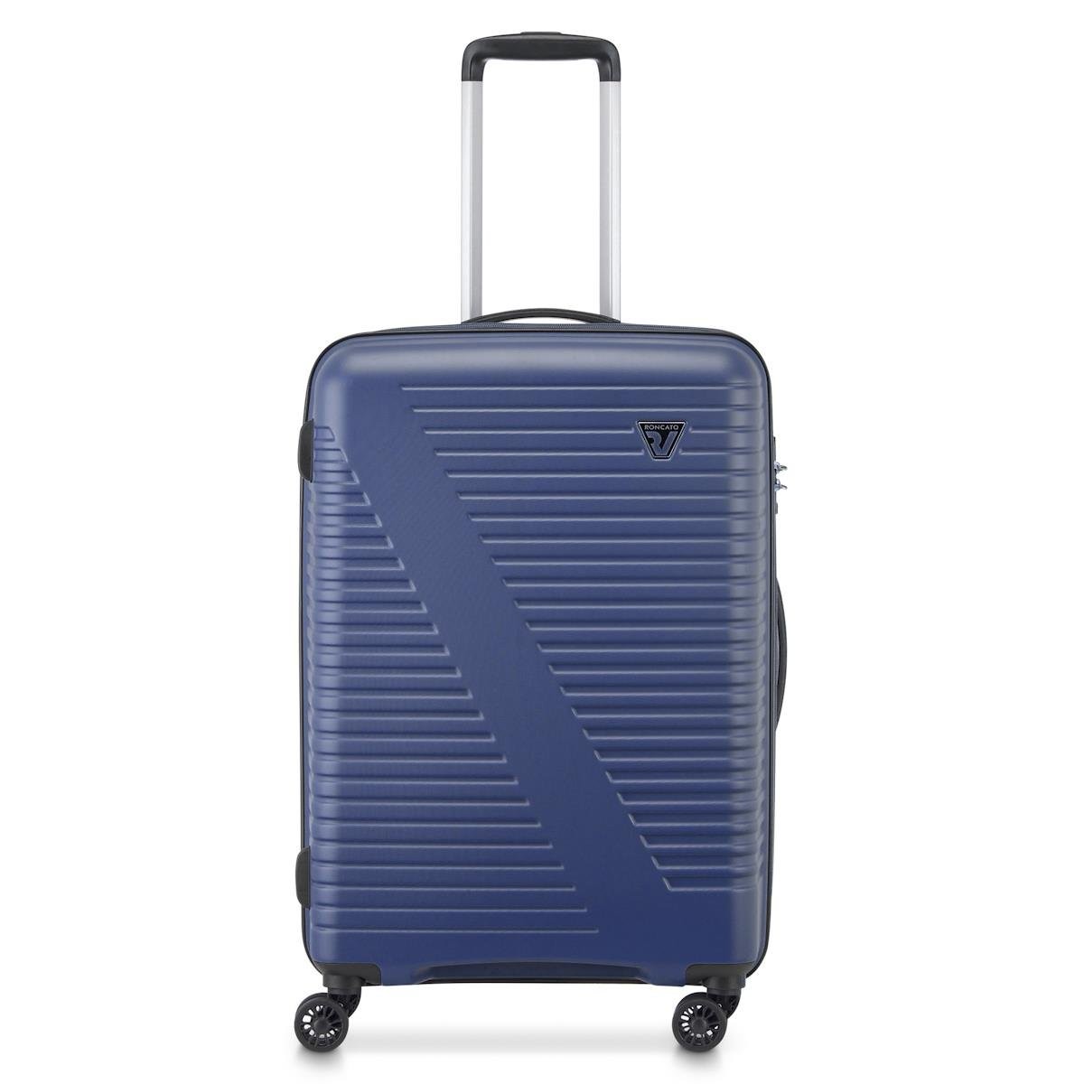 Unisex Valiz 41304223 Roncato Sunlite Trolley Medıo 4R Blu notte