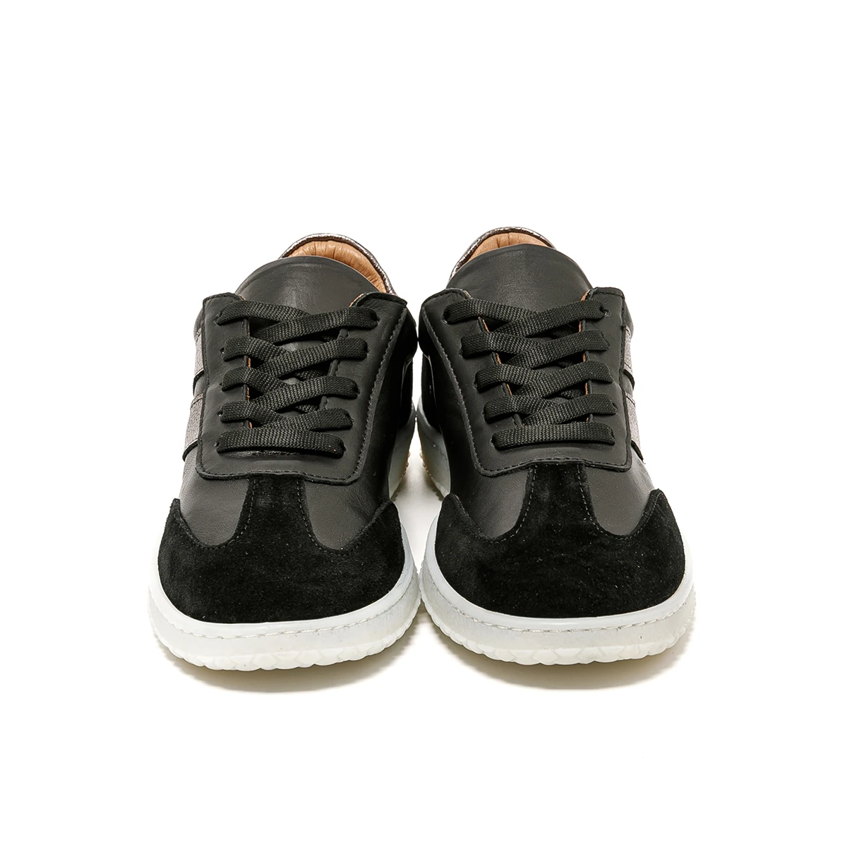 RC-25Y-055-M2004 John May Siyah Süet-Siyah Cilt-Siyah Rugan