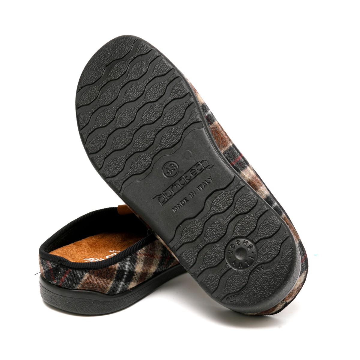 46 652 JW Fly Flot CLOTH MAN SLIPPER Brown