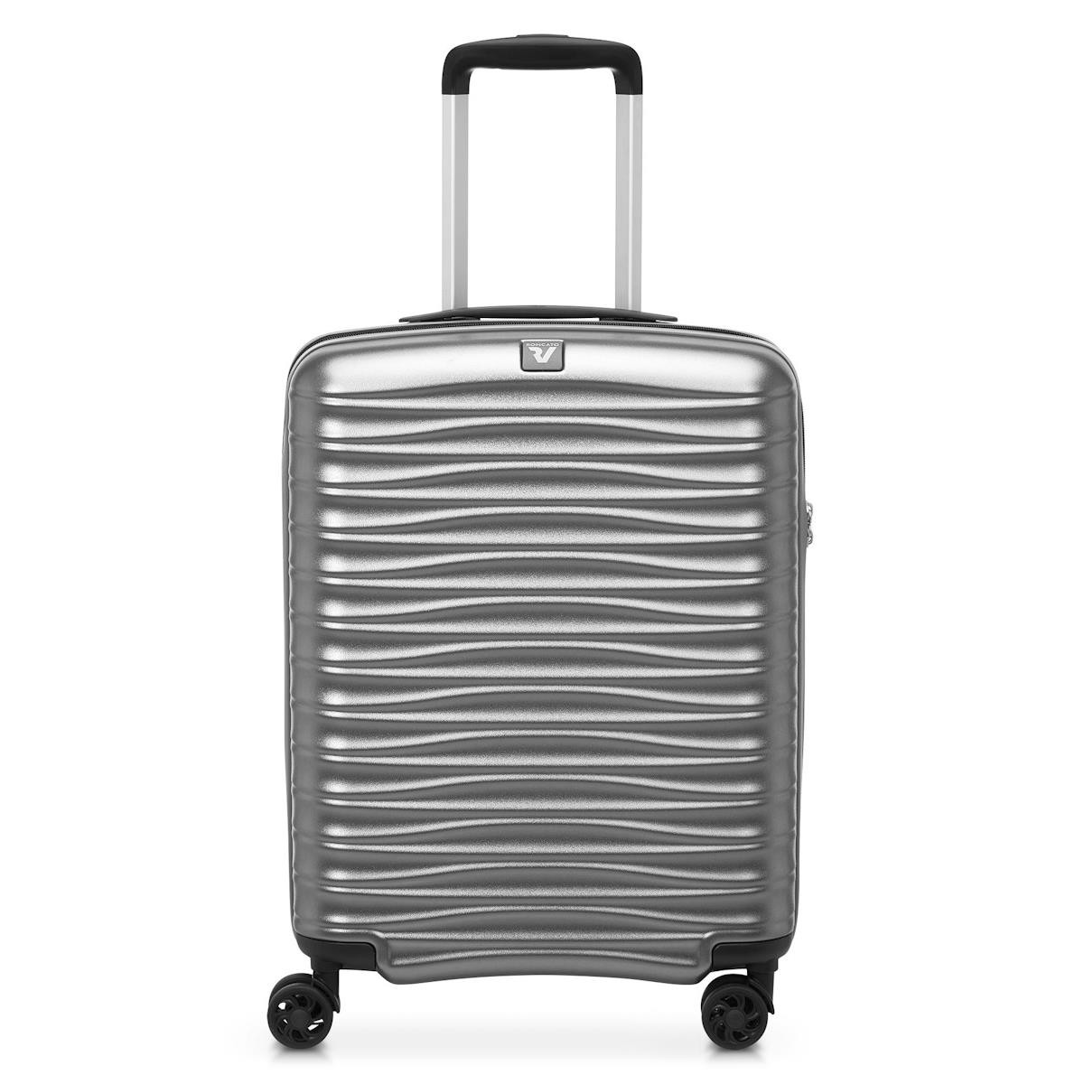 Unisex Valiz 41972326 Roncato Trolley Cabına 4R 55-20 Wave Champagne