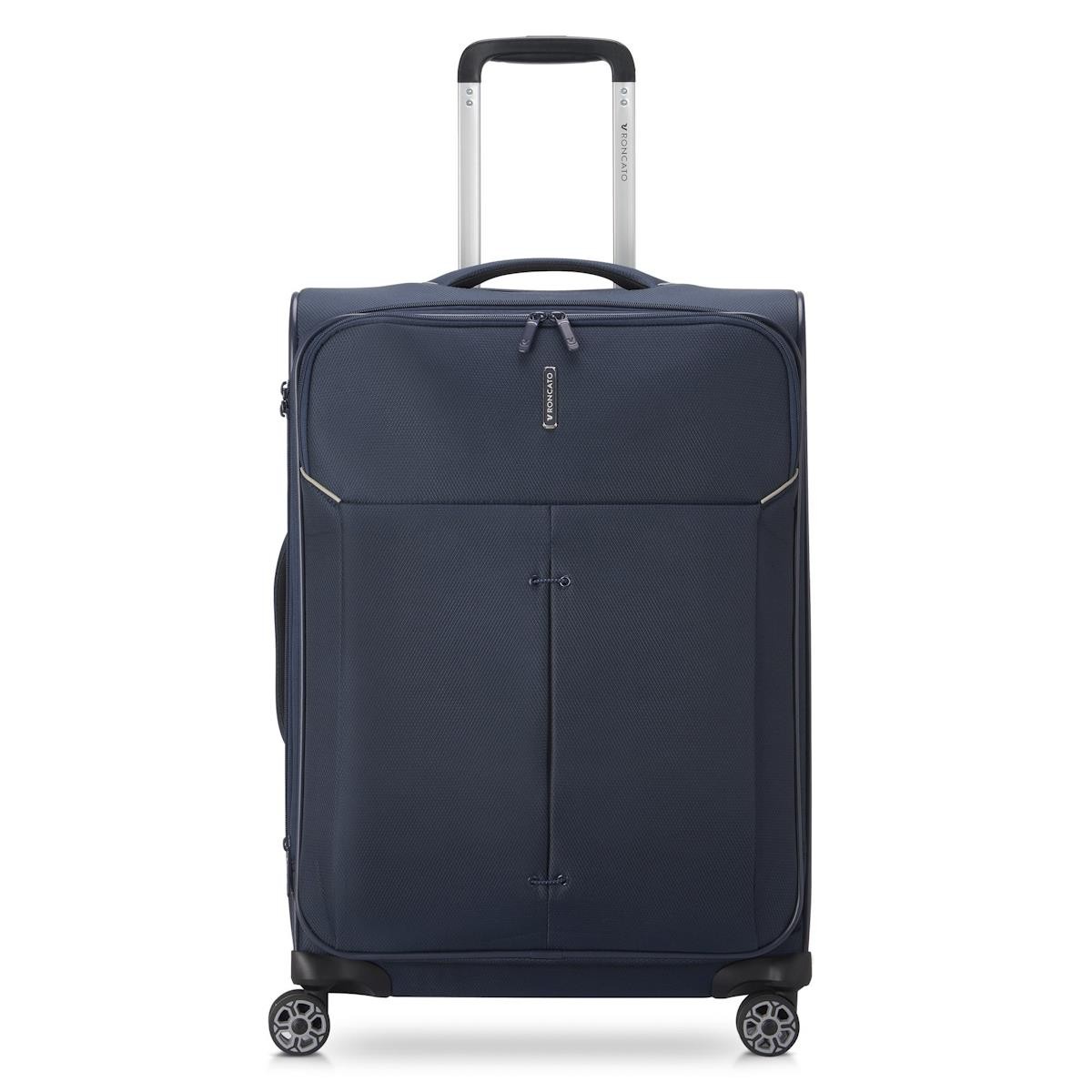 Unisex Valiz 41530223 Roncato Trolley Medıo 4R 65 Cm Exp Ironık 2.0 Blu