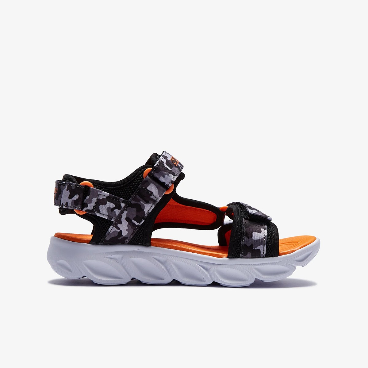 Erkek Çocuk Sandalet 400077L BGOR Skechers HYPNO-SPLASH Black-Grey-Orange