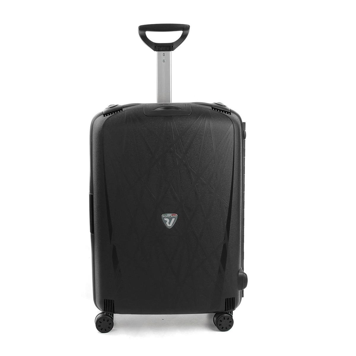 Unisex Valiz 50071201 Roncato Light Trolley Medio 68 cm 4W Nero 68X48X27