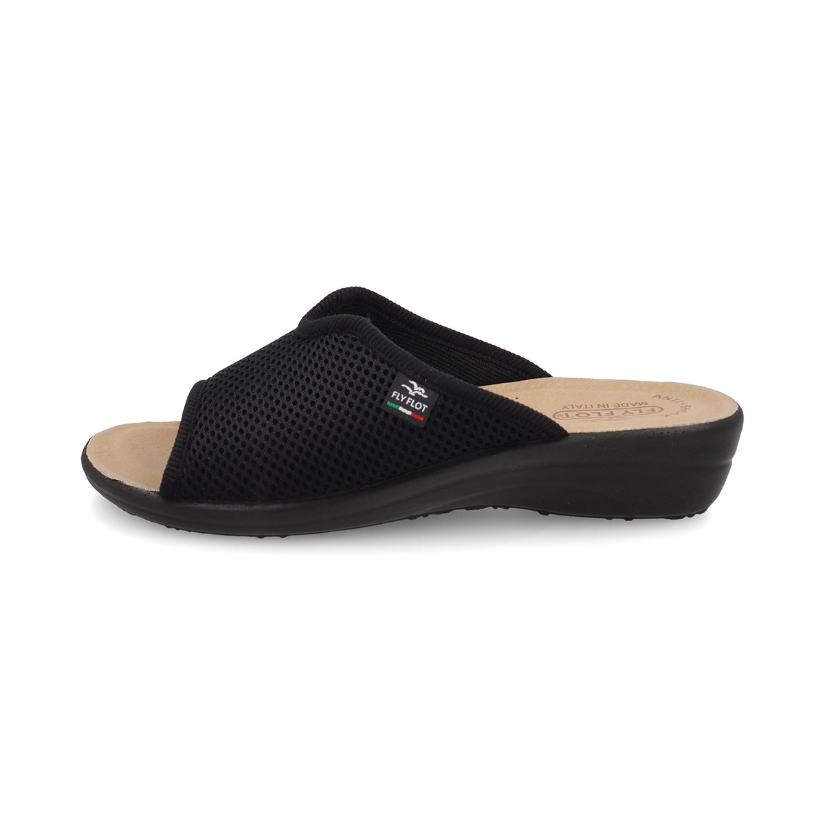 T4 429 FE Fly Flot CLOTH Slipper Black