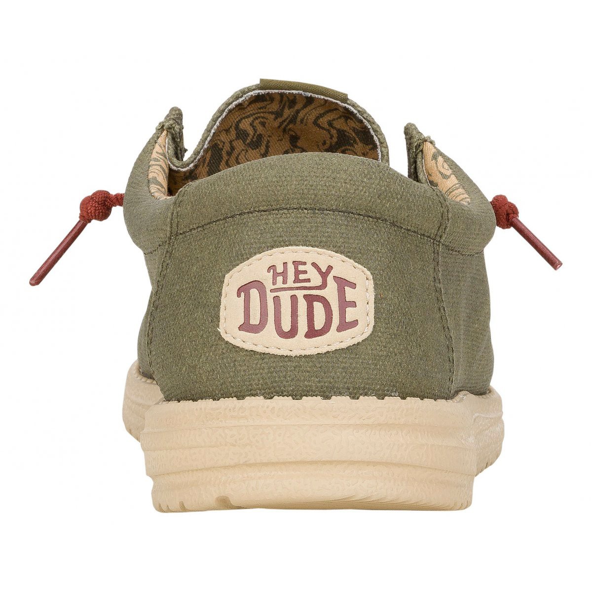 HD.41873-337 Hey Dude Wally Waxed Canvas Olive