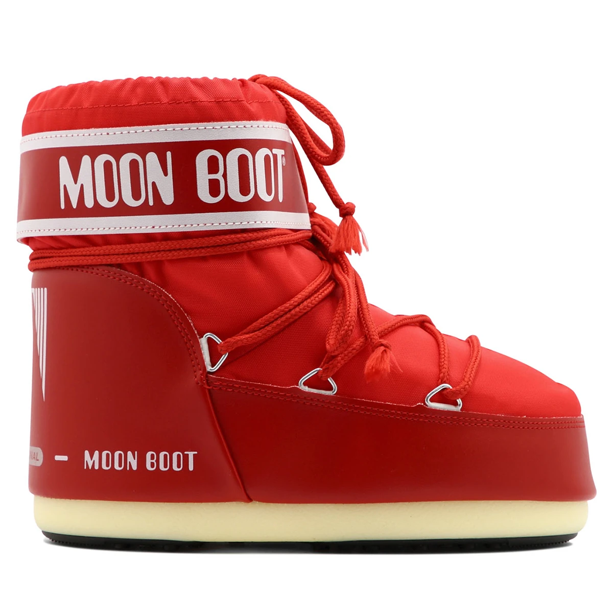 80D1409340-D001 Moon Boot MB Icon Low Classic Nylon Red (36-41)