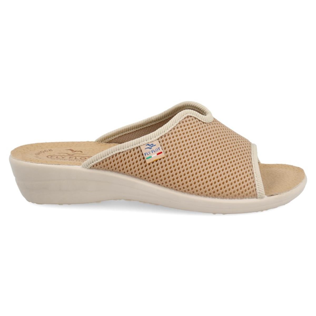 Kadın Terlik T4 429 FE Fly Flot CLOTH WOMAN SLIPPER Beige