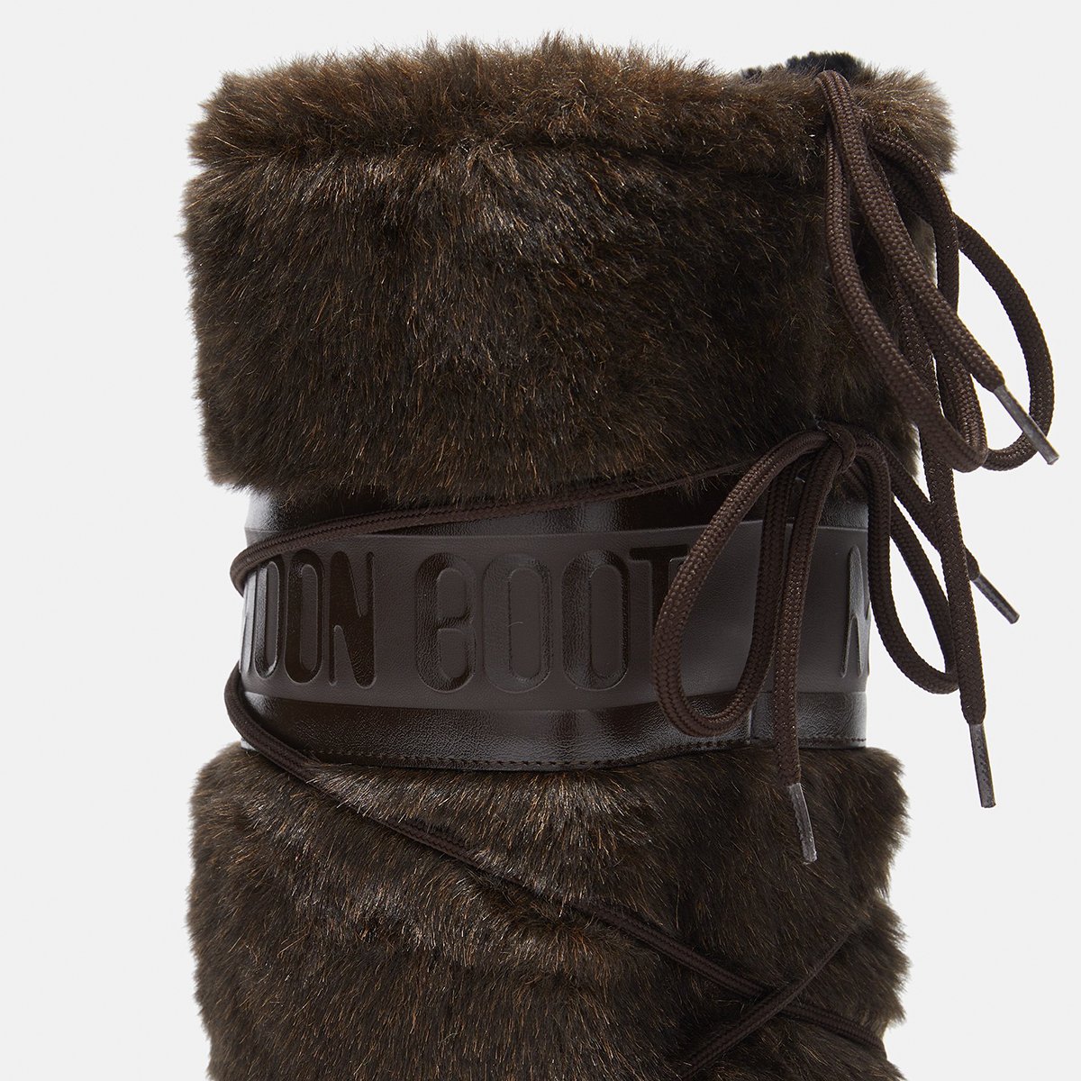 14089000-004 Moon Boot Icon Faux Fur Brown