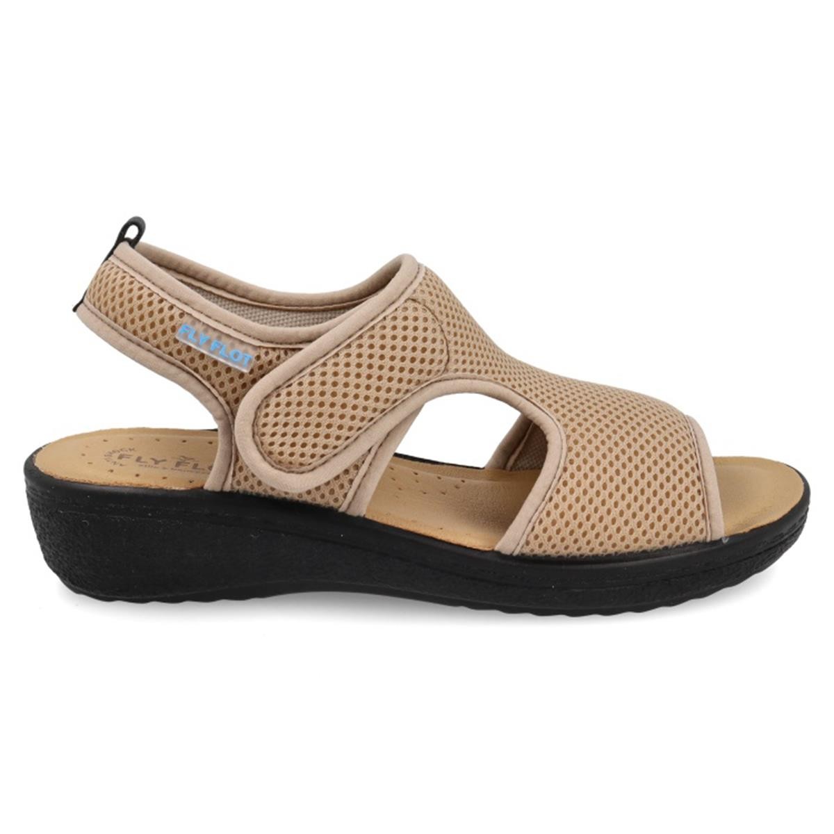 Kadın Sandalet 55 B85 FB Fly Flot CLOTH WOMAN SANDAL Beige