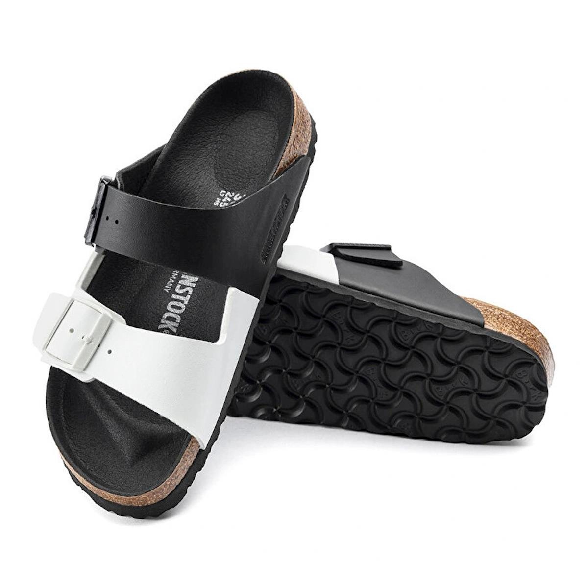 Erkek Terlik 1019703 Birkenstock ARIZONA SPLIT BF BLACK WHITE