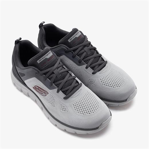 Erkek Sneaker ( Günlük) 232698TK GYCC Skechers TRACK - BROADER Grey