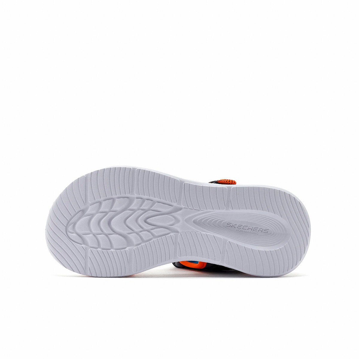 401672L CCOR Skechers SOLA GLOW SANDAL Grey/Orange