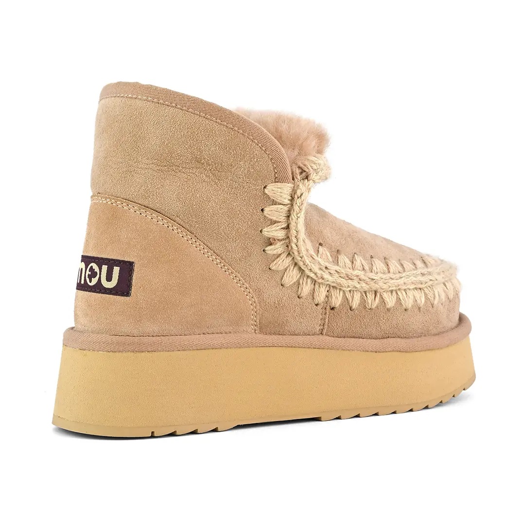 MU.FW681000A CAM Mou Mini Eskimo Platform Boot Camel