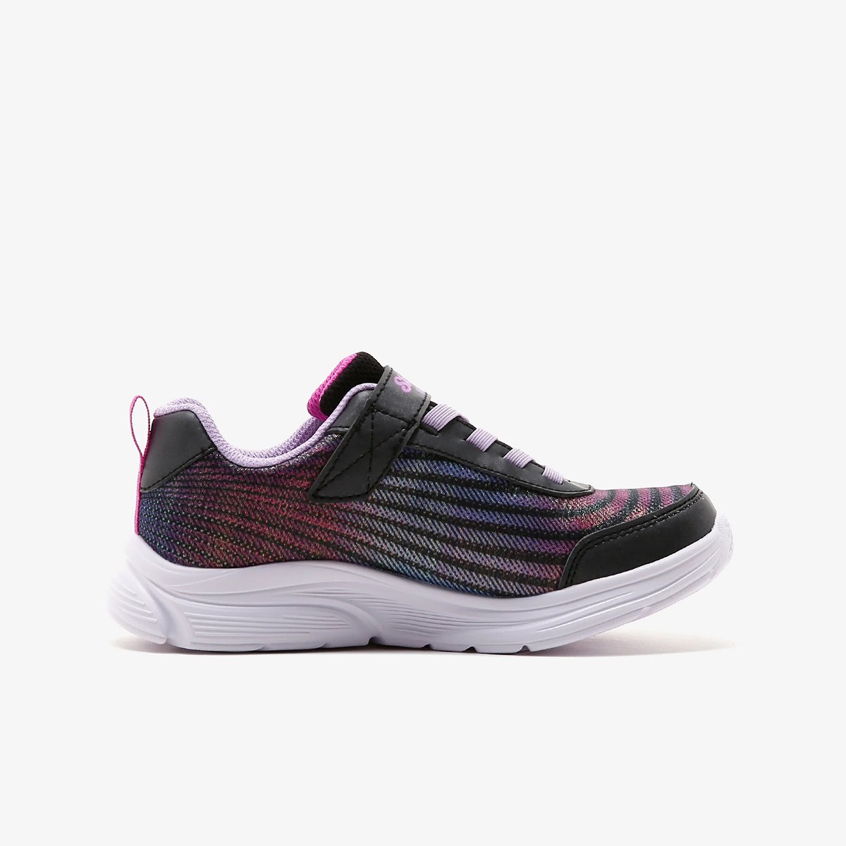 303393L BKMT Skechers  WAVY LITES - HYDRO CRUSH Black Multi Knit