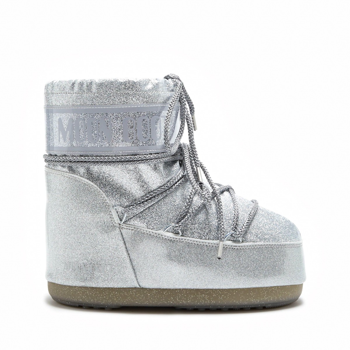 80D1409440-H001 Moon Boot Icon Low Glitter Silver - SILVER