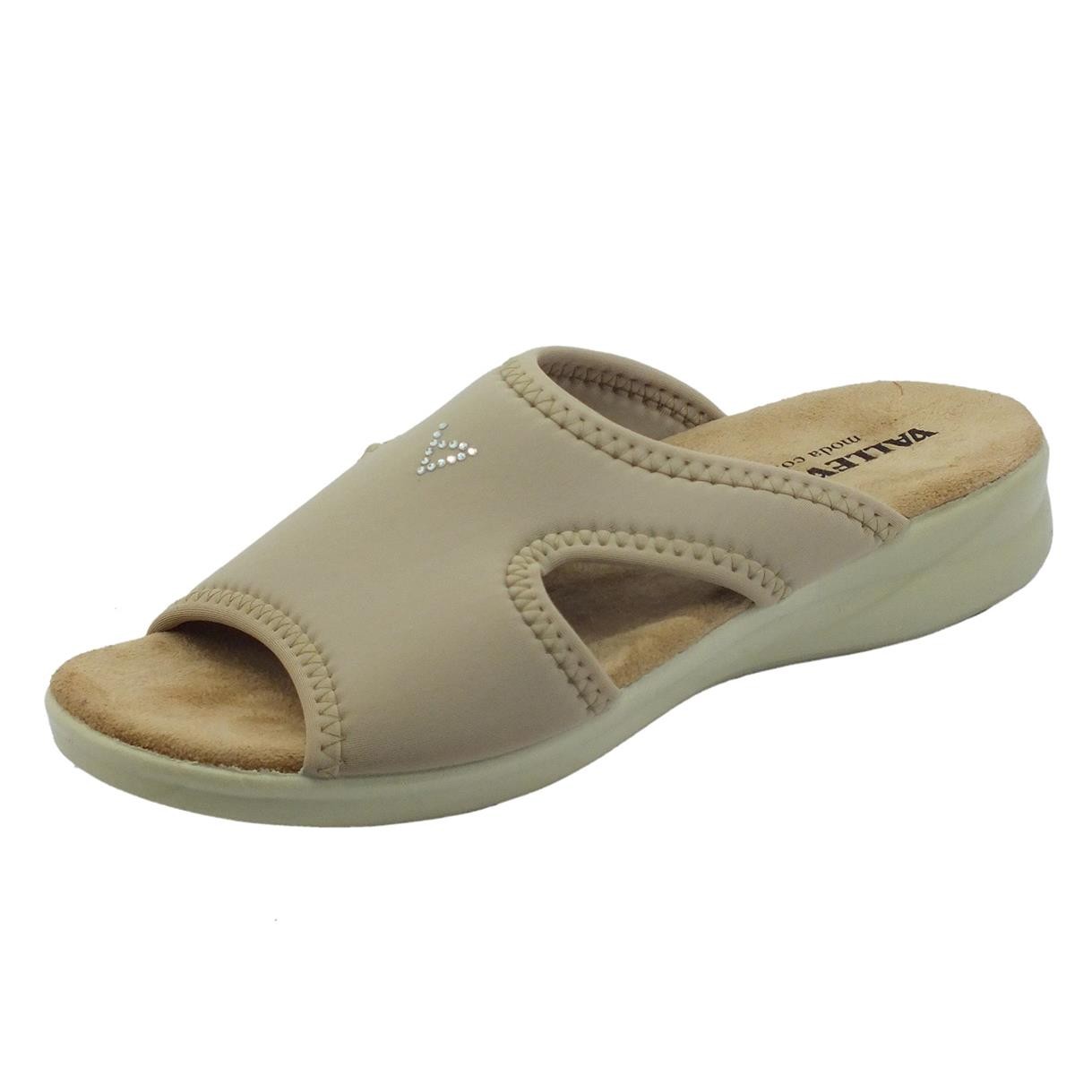 Kadın Terlik 25321 Valleverde Elastico Pantofola  Beige