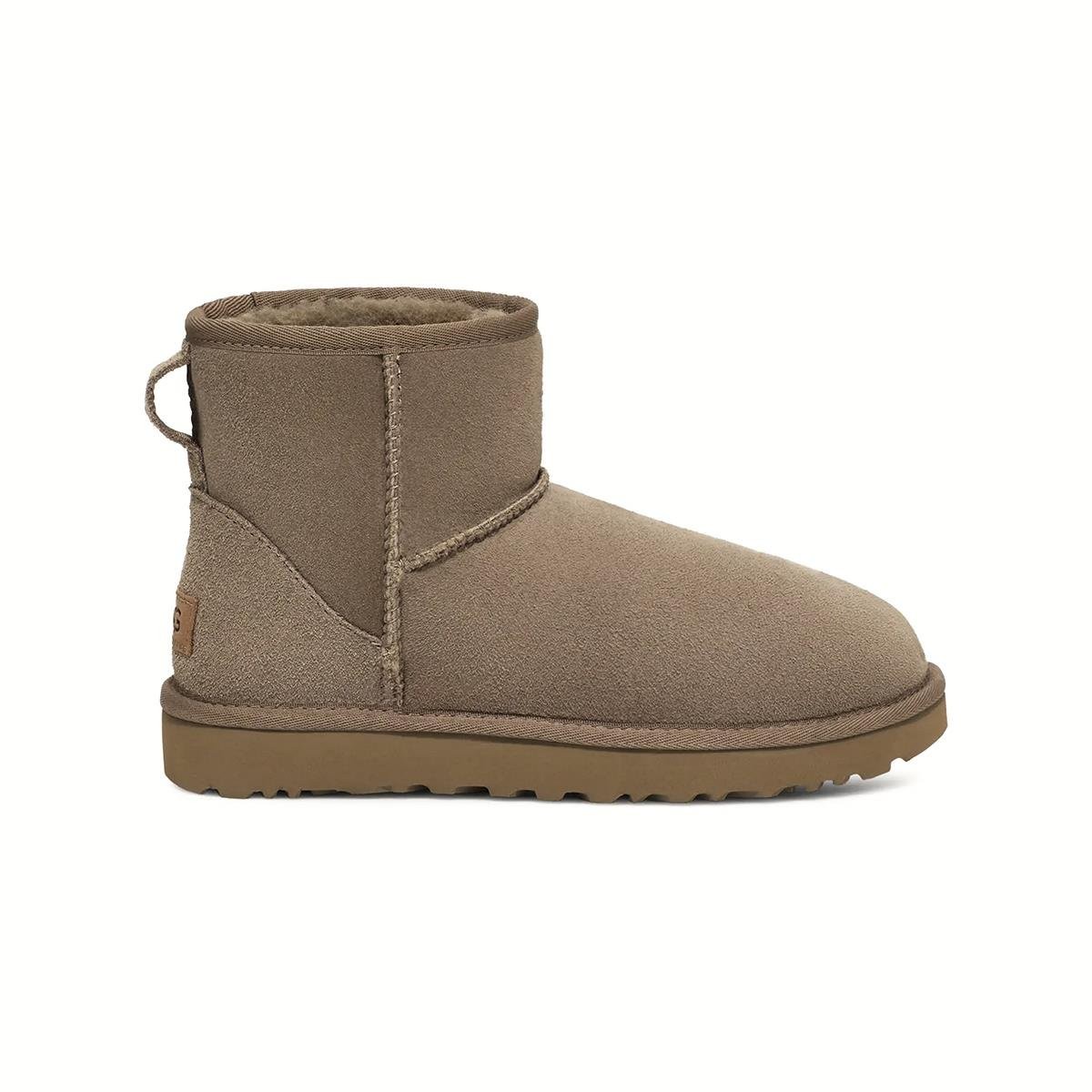 Kadın Bot 1016222 UGG W W CLASSIC MINI II ANTILOPE (KOYU NATUREL)