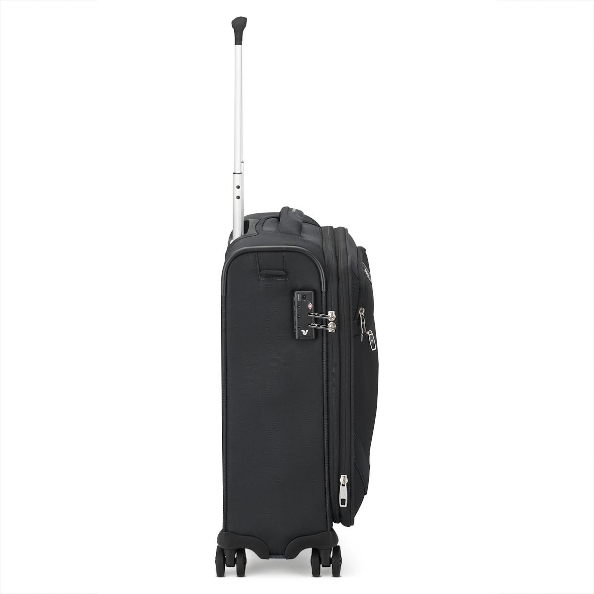 Unisex Valiz 41621301-01 Roncato Joy Cabın Trolley Expandable 55 Cm Nero