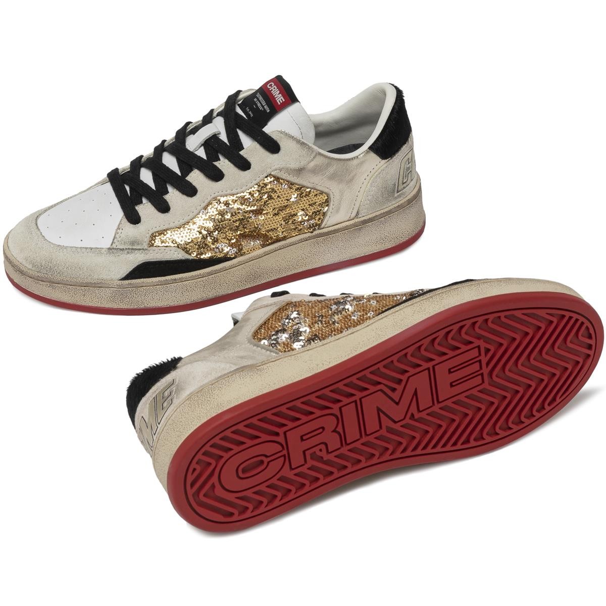 Kadın Sneaker ( Günlük) 21205AA7.51 Crime London CHELSEA Gold