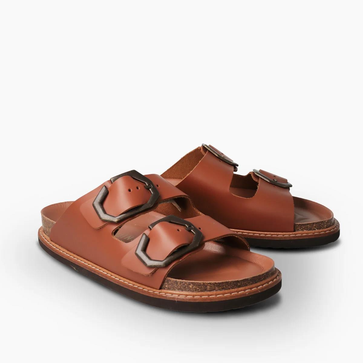 Kadın Terlik GALIA G104864 Genuins Leather Camel