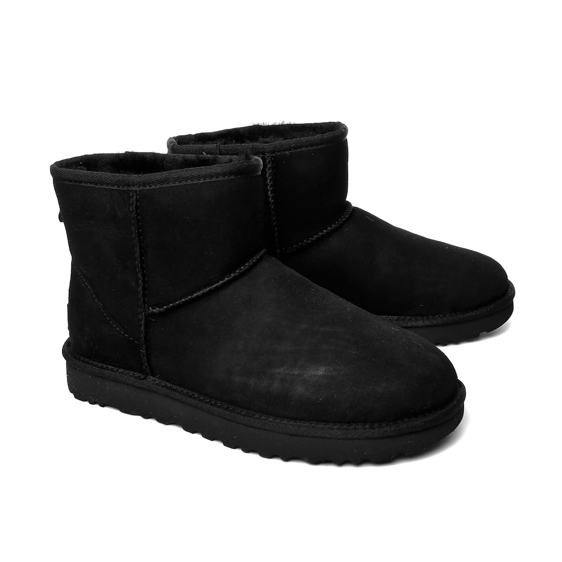 1016222 UGG W CLASSIC MINI II BLACK - Black