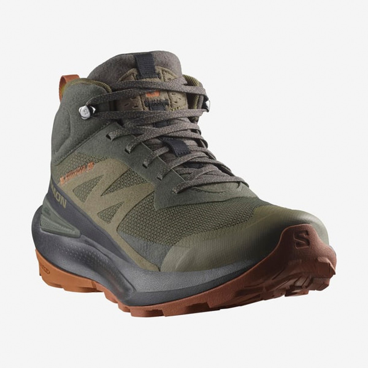 L47560300 SALOMON ELIXIR ACTIV MID GTX Peat/Black/Caramel Cafe