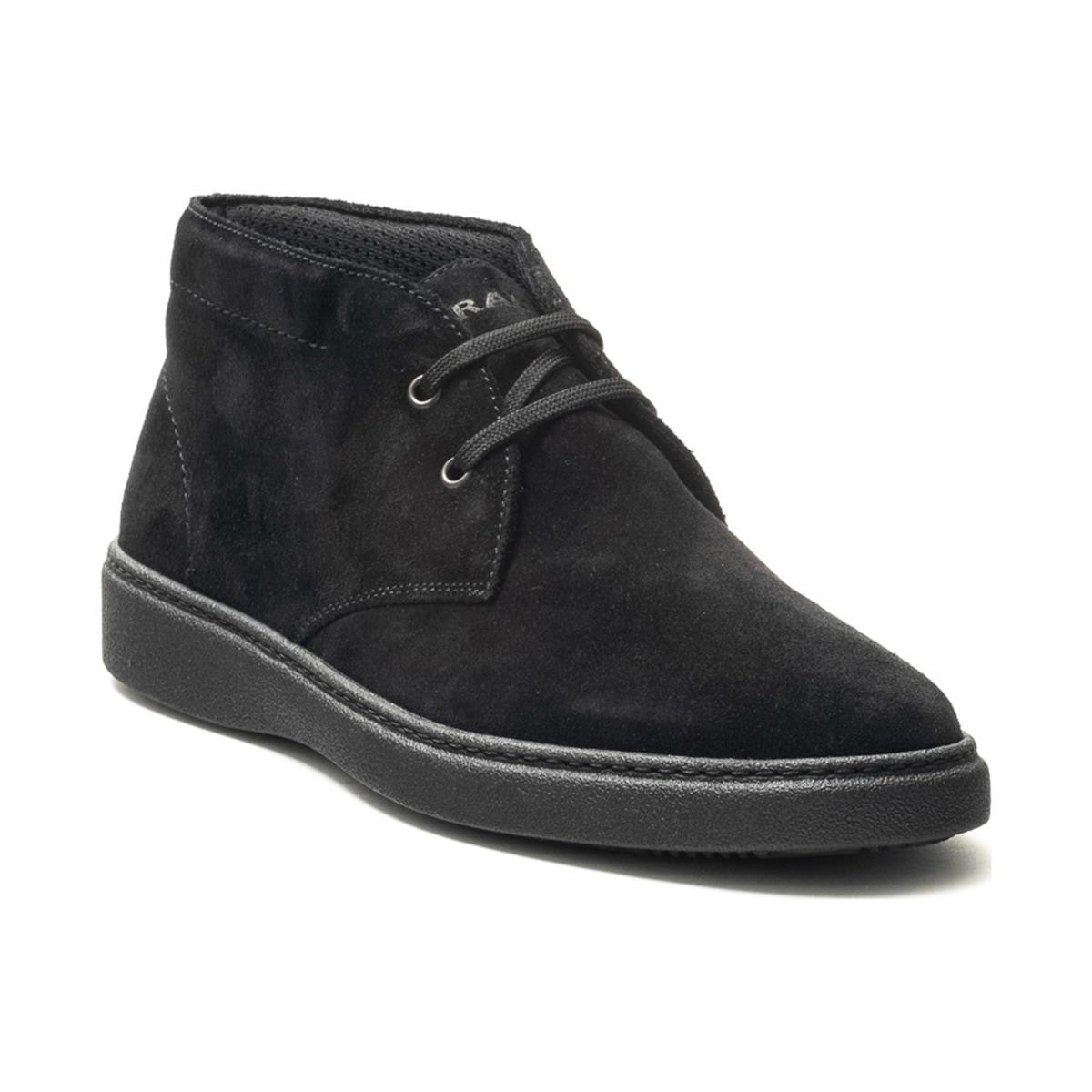 Erkek Bot 19A5  Frau  WAXY Desert Boot Nero (Black)