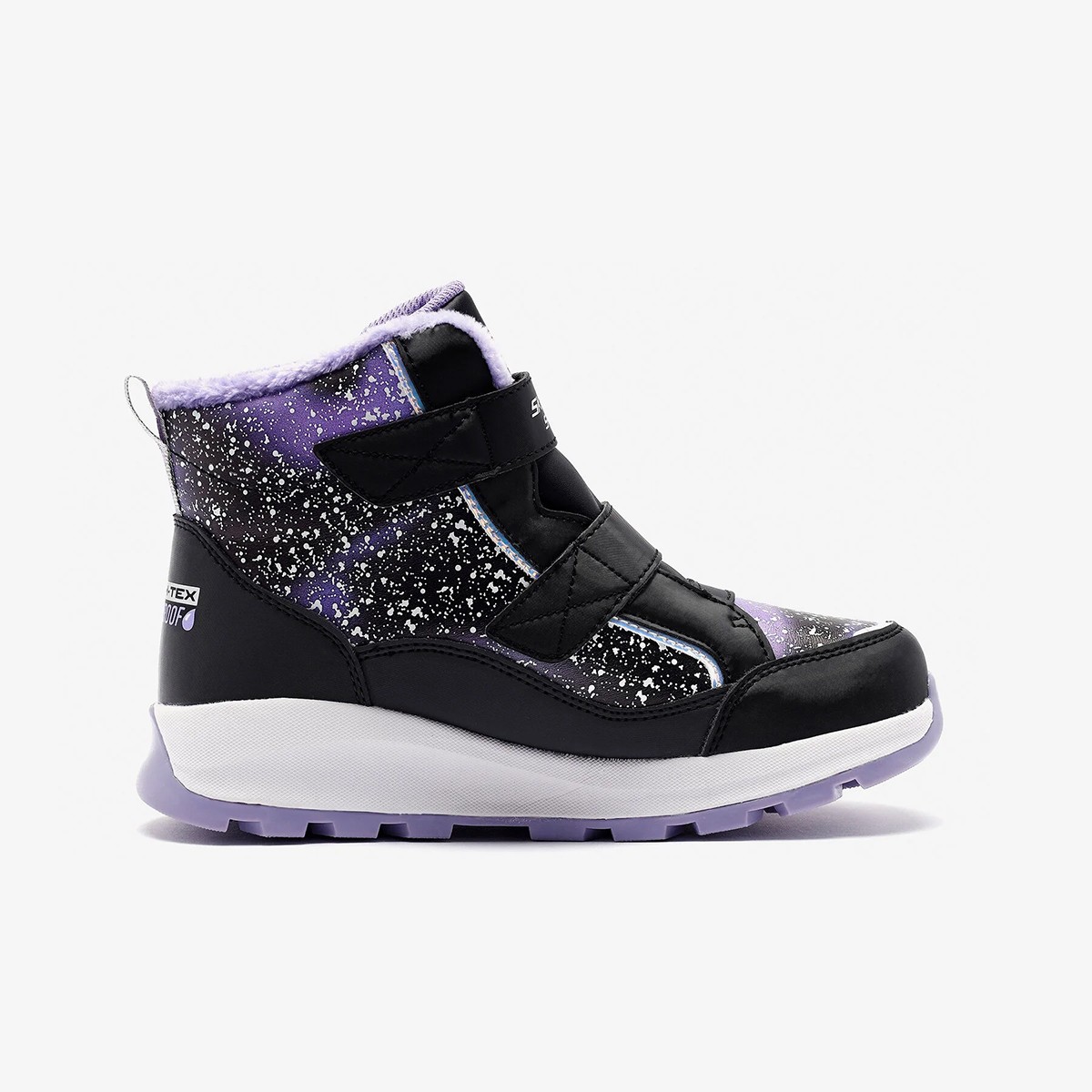 303439L BKLV Skechers STORM BLAZER Black Knit/Lavender Trim