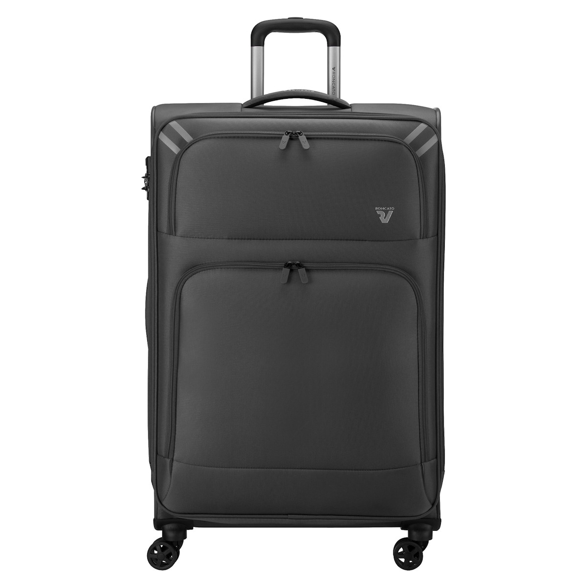 Unisex Valiz 41306101 Roncato Twin Trolley Grande 4R Nero