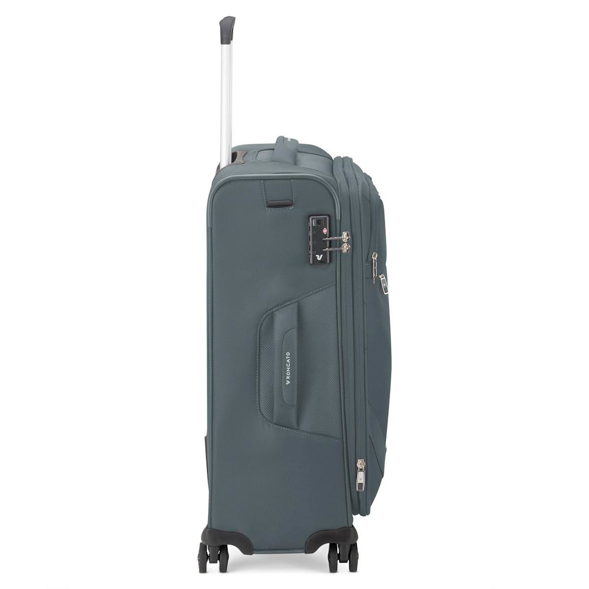 Unisex Valiz 41621222-22 Roncato Joy Medıum Trolley Expandable 63 Cm Anthracite