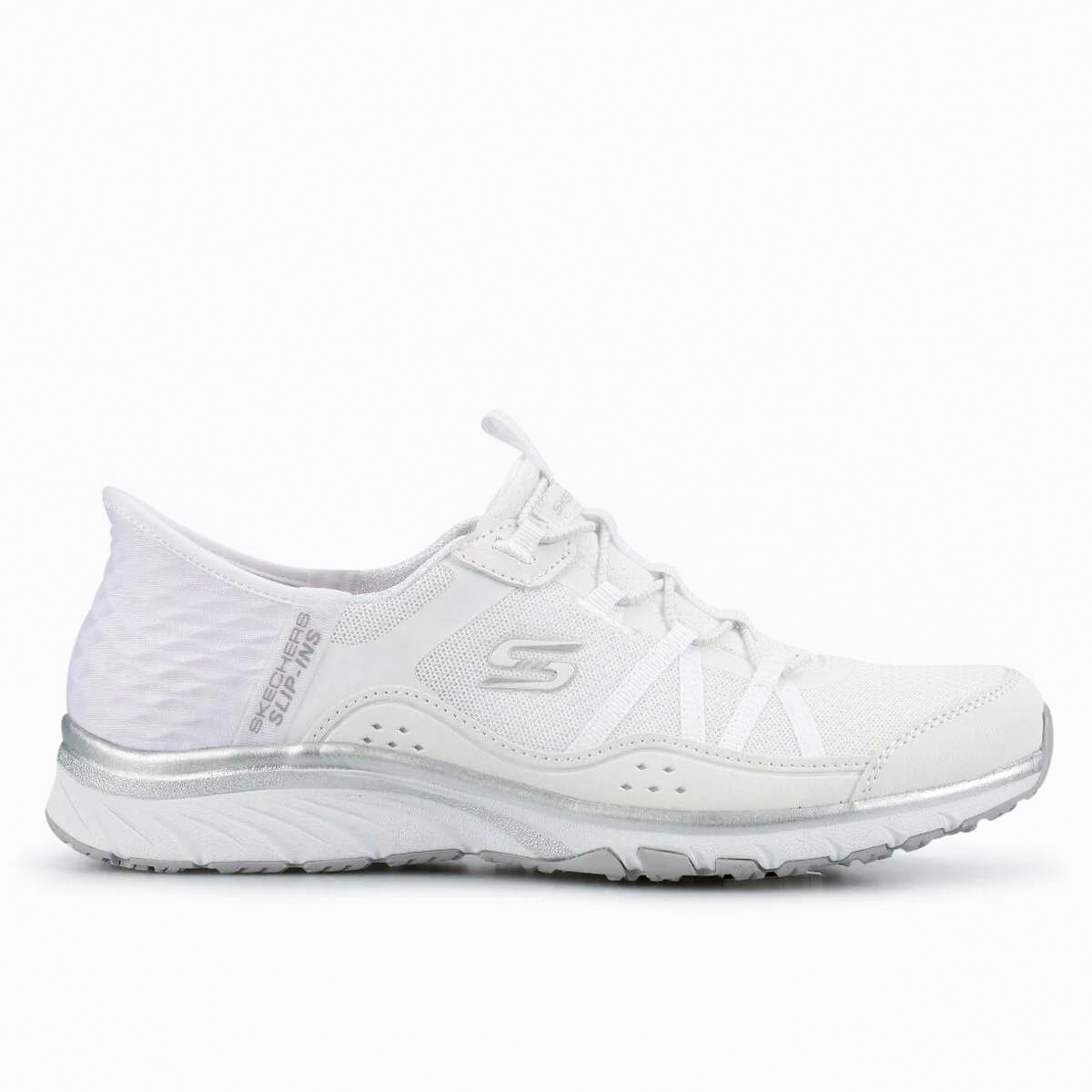 Kadın Sneaker ( Günlük) 104288 WSL Skechers GRATIS SPORT White-Silver