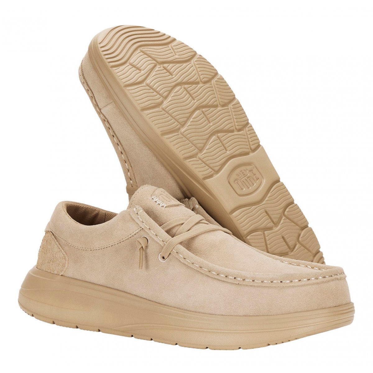 HD.41975-265 Hey Dude Wally Comf Suede Tan