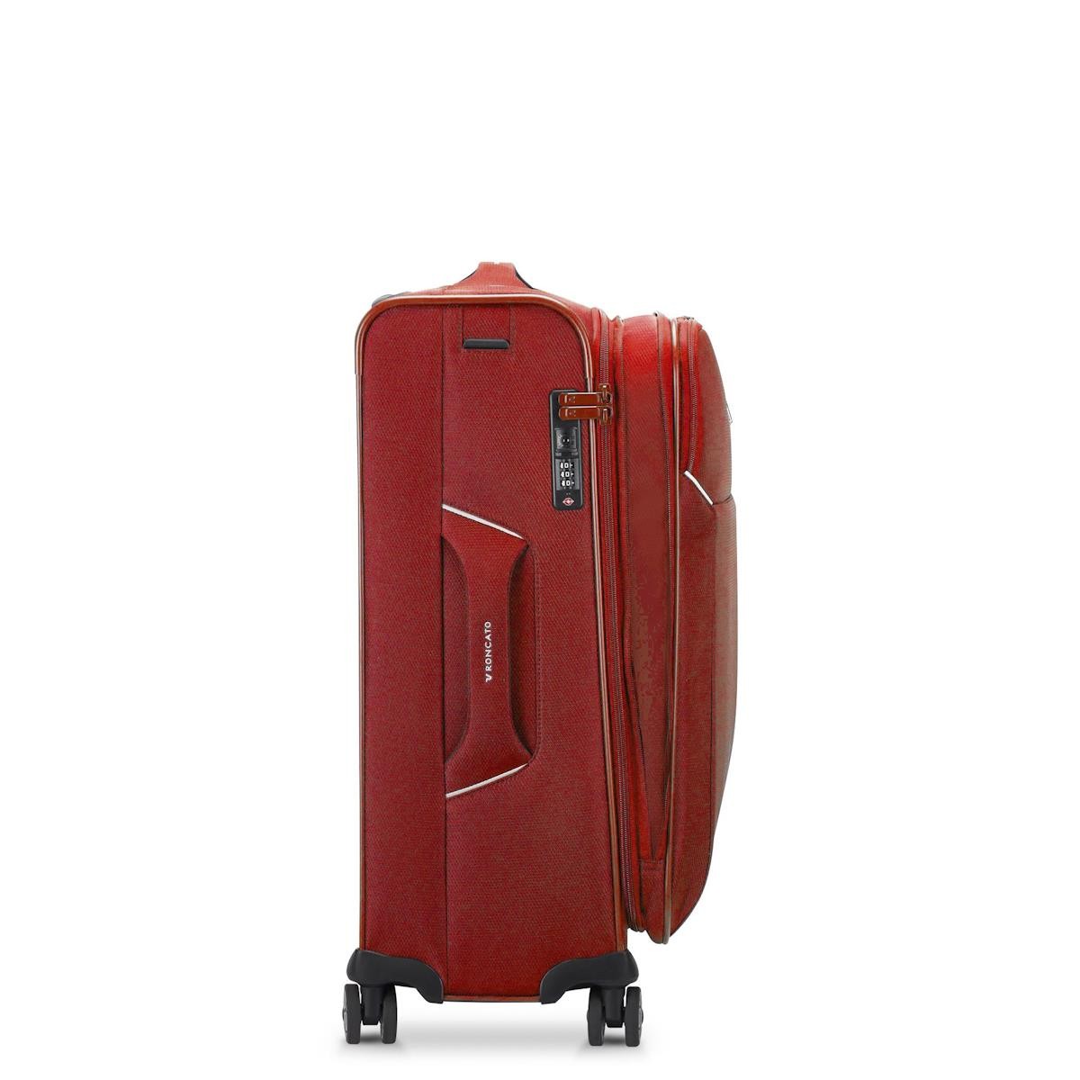 Unisex Valiz 41530209 Roncato Trolley Medıo 4R 65 Cm Exp Ironık 2.0 Rosso