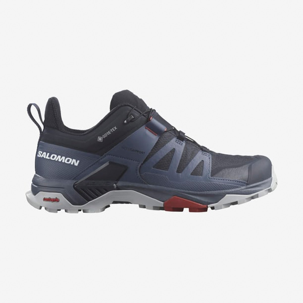 L47376500 SALOMON X ULTRA 4 GTX Carbon/Bering Sea/Pearl Blue