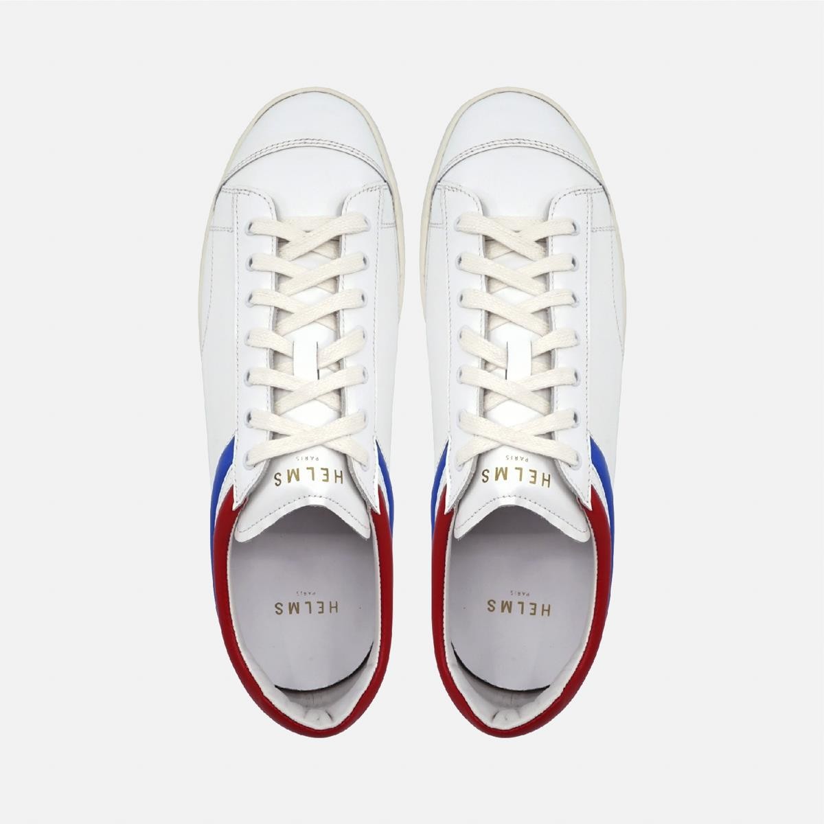 Erkek Sneaker ( Günlük) TH001-01-103 Helms Paris Sneakers Thunderbirds White Red - French Blue