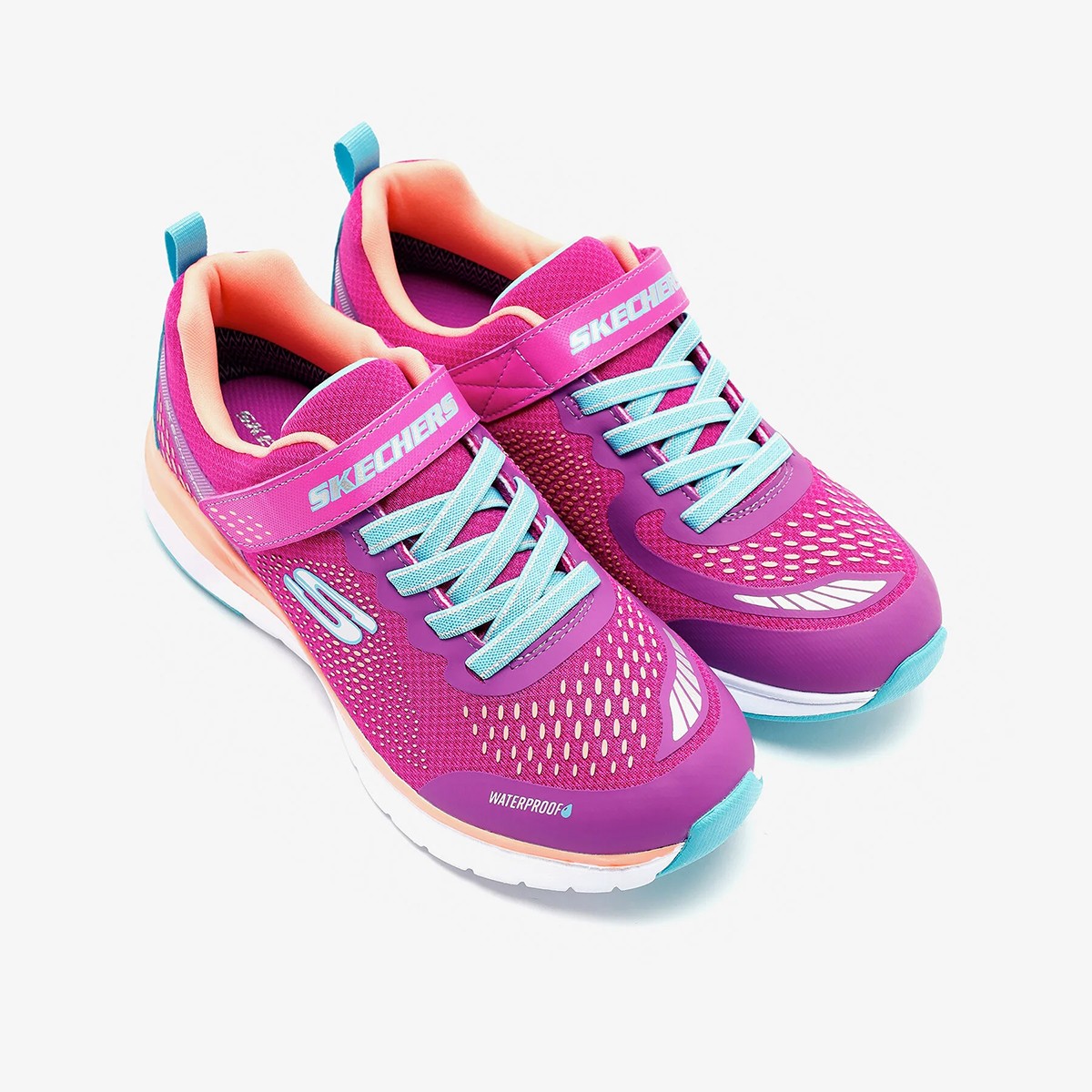 302393L HPAQ Skechers ULTRA GROOVE - HYDRO MIST Hot Pink Synthetic/Aqua Trim