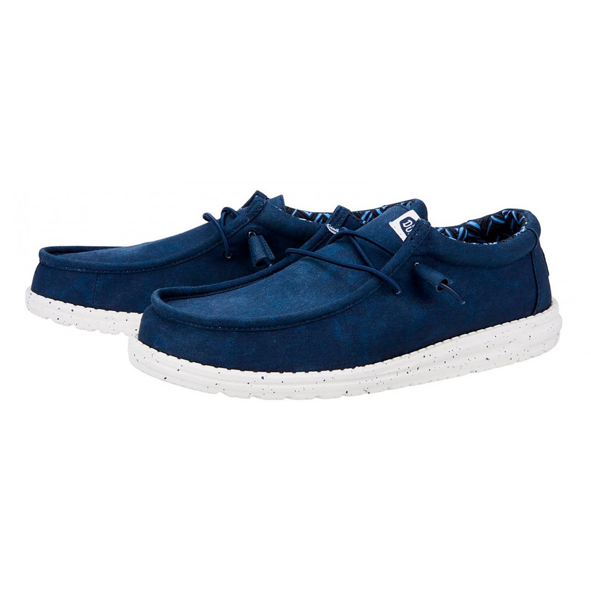 Erkek Sneaker ( Günlük) HD.40700  Hey Dude Wally Canvas 410 Navy