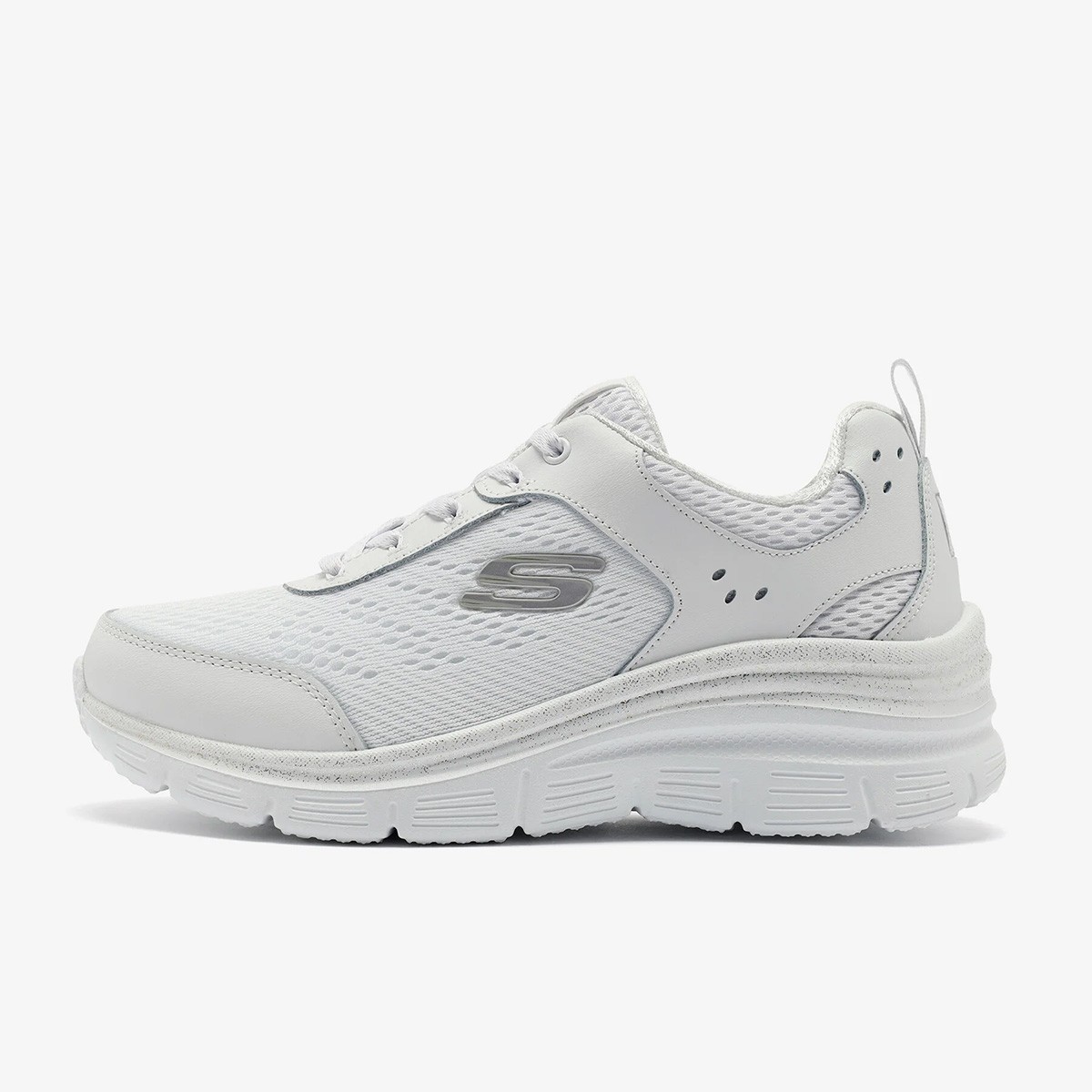 896294TK WSL Skechers FASHION FIT White/Silver