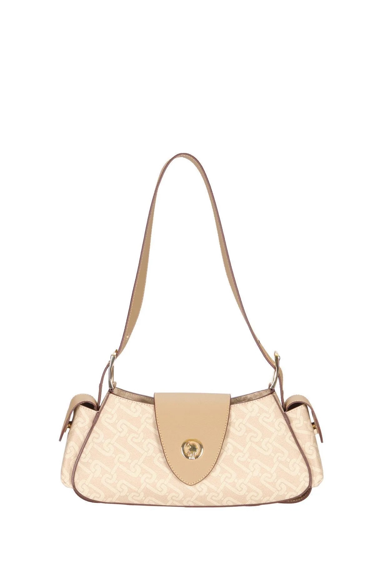 US24521 U.S. POLO ASSN. USPA LADIES BAG BEIGE