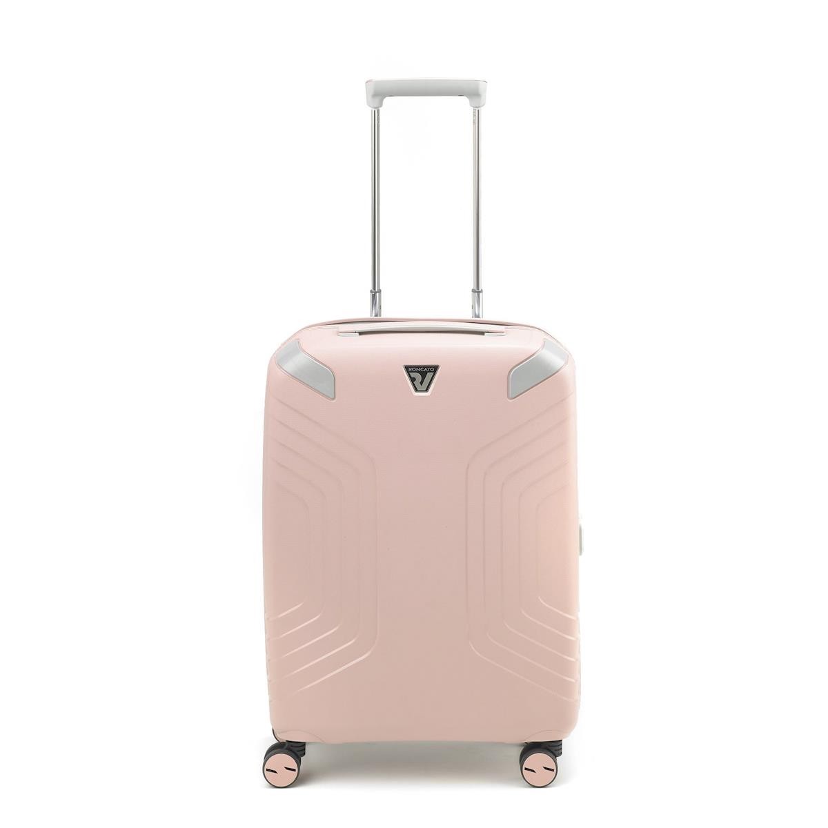 Unisex Valiz 57733261 Roncato Ypsilon 2.0 Trolley Cabina Eco Rosa Pastello 55x40x20