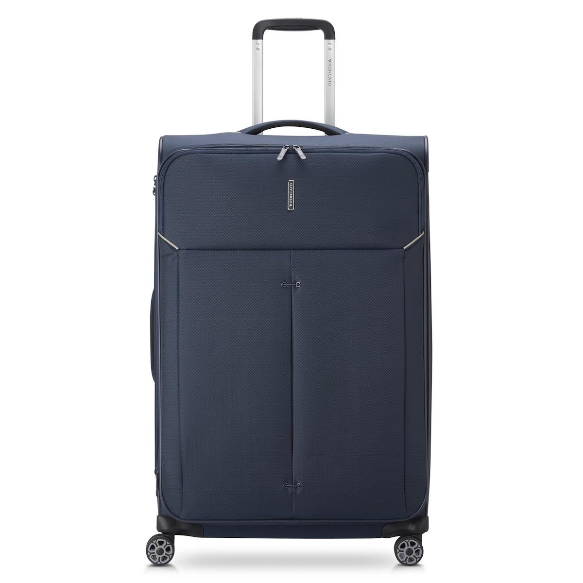 Unisex Valiz 41530123 Roncato Trolley Grande 4R 75 Cm Exp Ironık 2.0 Blu